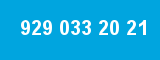 929 033 20 21 929 033 20 21